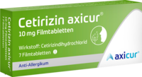 CETIRIZIN axicur 10 mg Filmtabletten