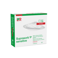 SUPRASORB P sensitive PU-Schaumv.border 5x5cm